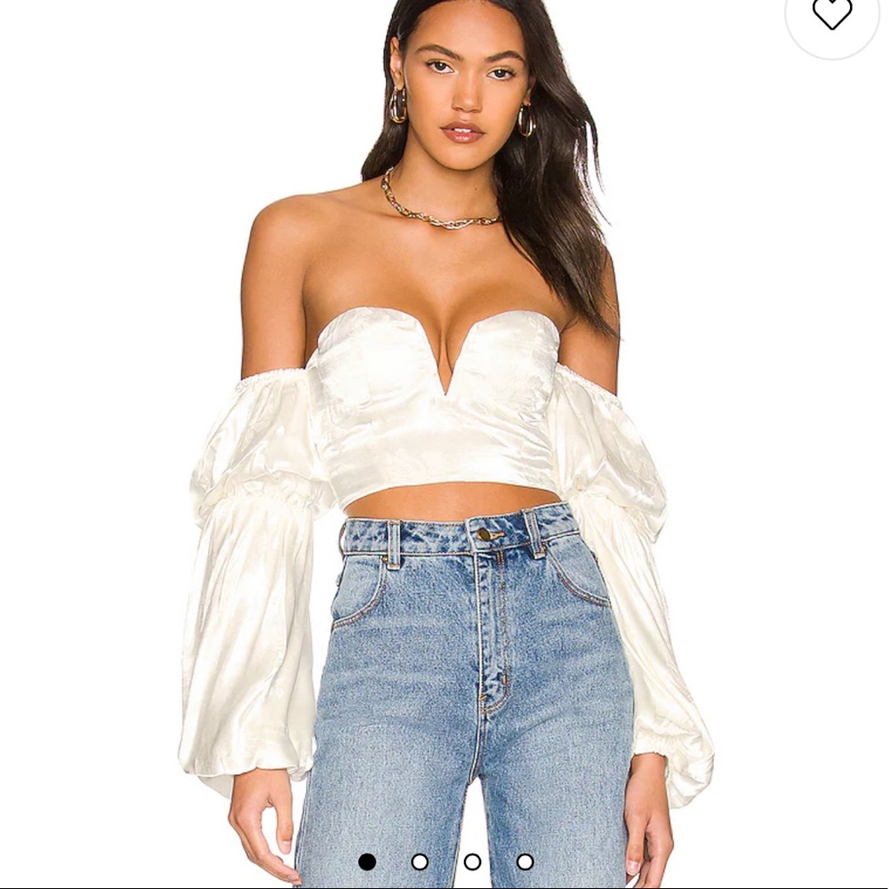 MAJORELLE Kinley Top in Ivory
